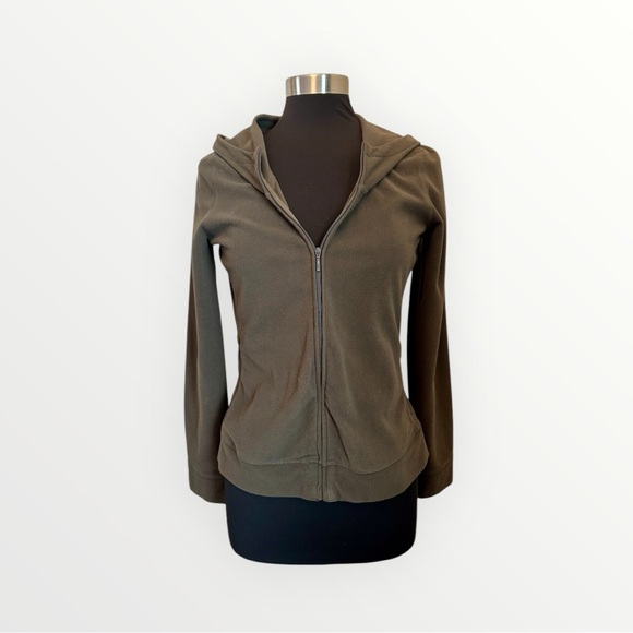 REI Olive Green Zip-Up Hoodie - Picture 1 of 5